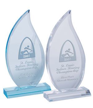 Acrylic Beveled Flame Awards